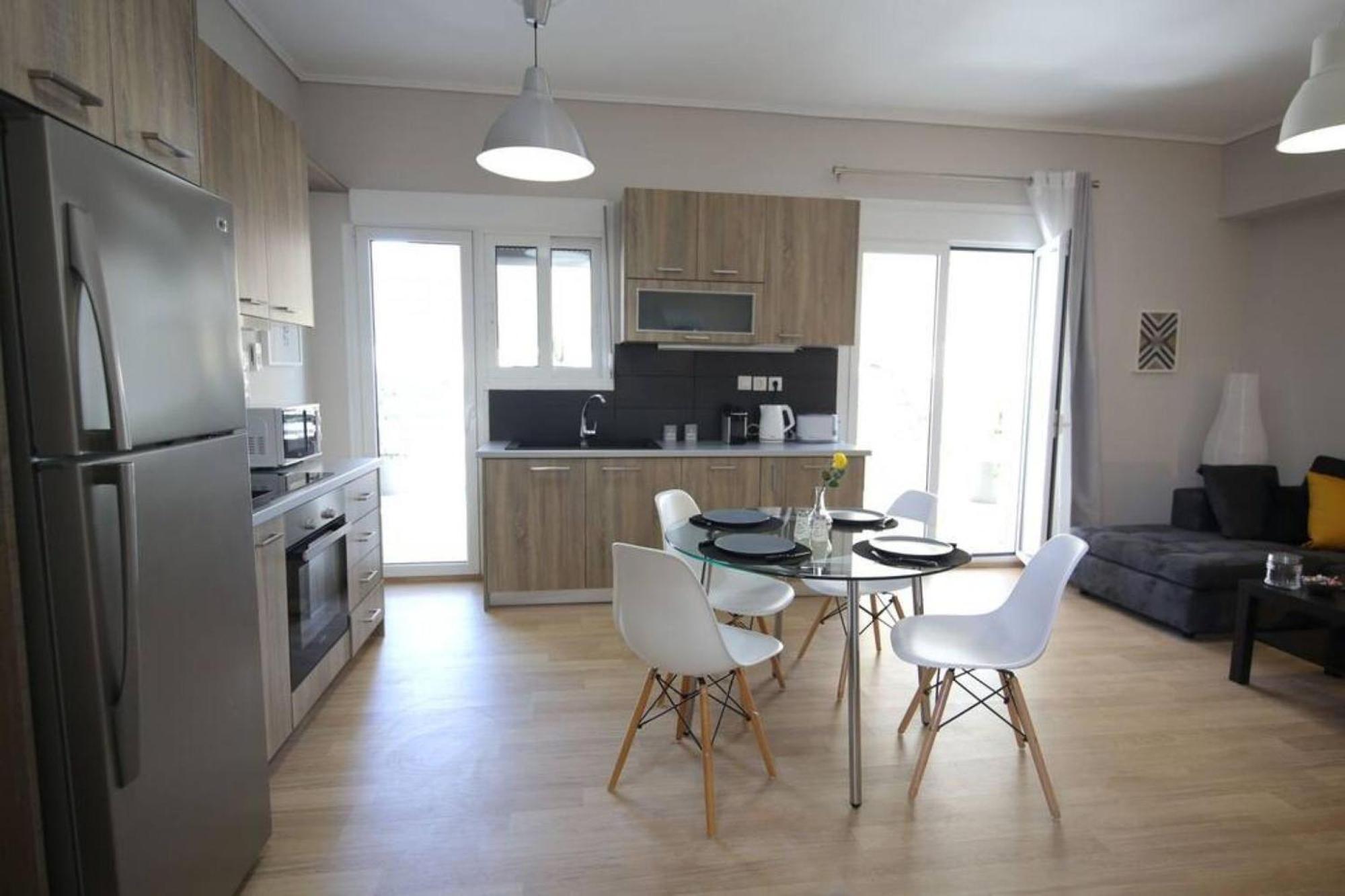 Penthouse Lux Flat With 2 Bd Next To Larissis Apartment Atena Exterior foto